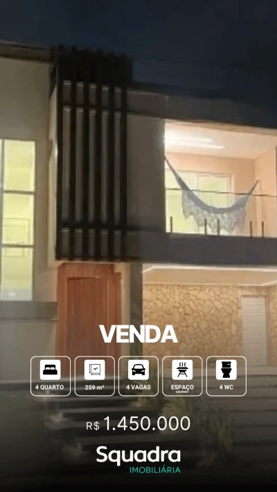Casa na Cidade Alpha para venda